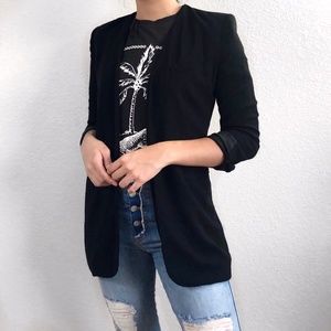 Robert Rodriguez Black Daphne Open Blazer Basic